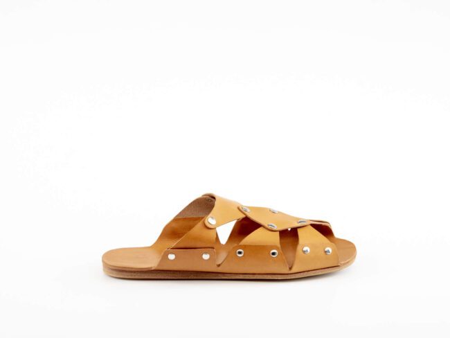 sandália Muscari em camel