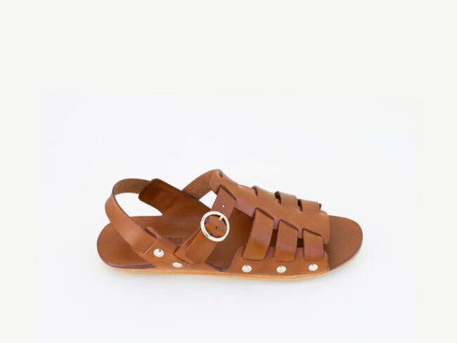 Maónia sandals in brown